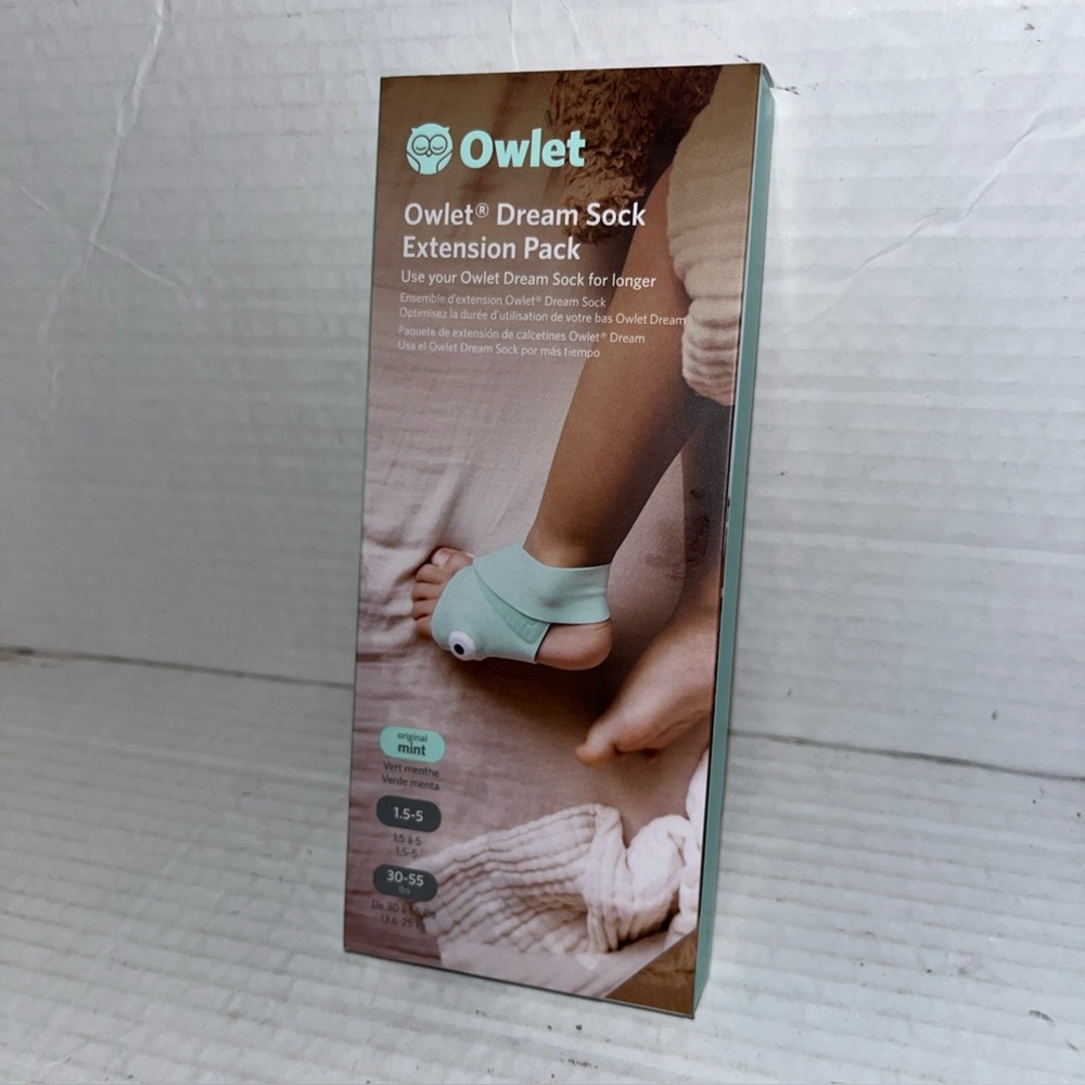 Owlet Extension Dream Sock Fabric 18 Mo to 5 Yrs Original Mint 30-55 lbs New